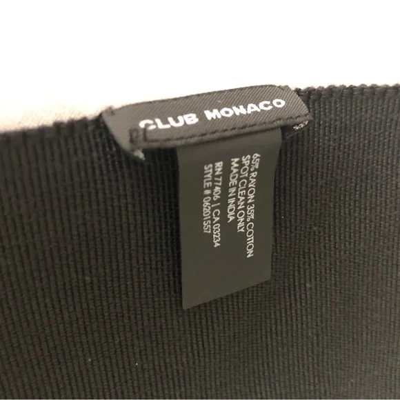 Club Monaco Black Embellished Belt - Picture 2 of 6